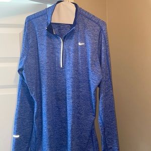 Nike Dry fit zip up “running” top size. XXL